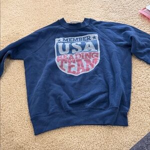 Blue USA Reading Team Sweater